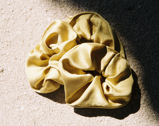 Matcha Silk Scrunchie